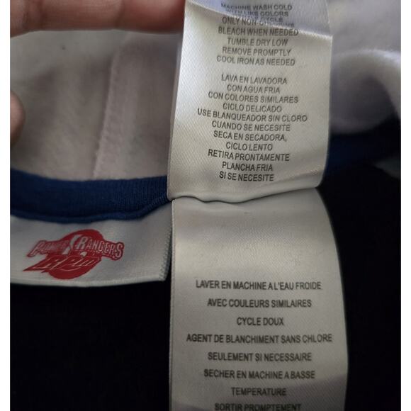 Vintage Power Rangers RPM Zip Up Hoodie Sweater SZ 4T Revved Up Rangers MMPR NOS - Picture 6 of 6